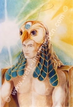 Nr. 03 - Horus - Postkarte