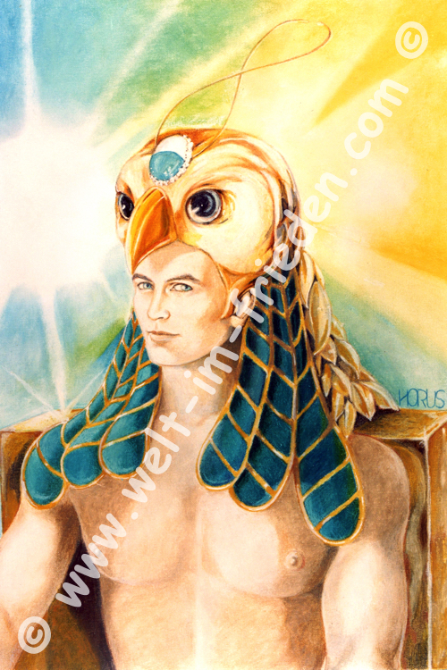 Nr. 03 - Horus - Leinwand-Bild 40 x 60
